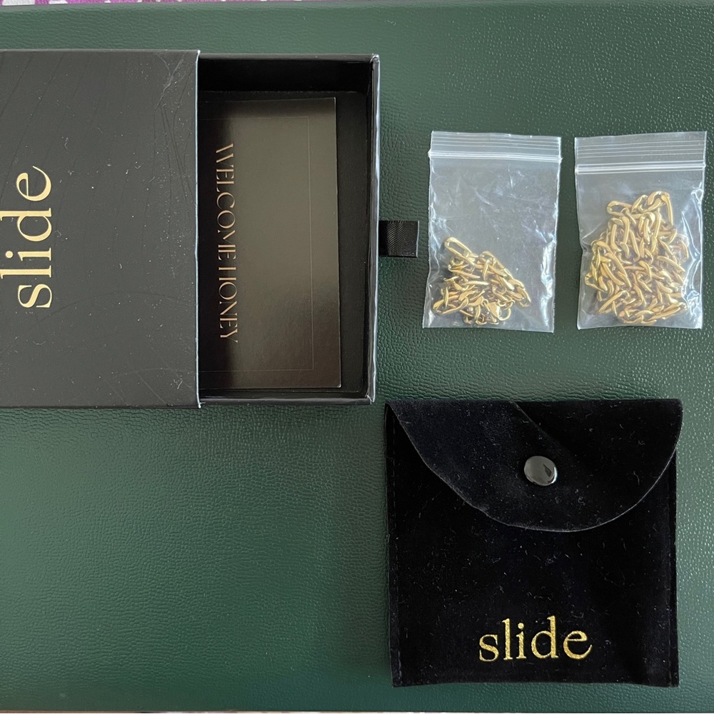 Slide Jewelry Necklace and Bracelet Combo
